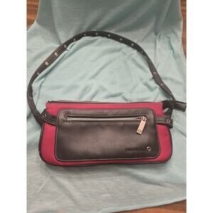 Candie's Y2K Colorblock Bag Hot Pink Black